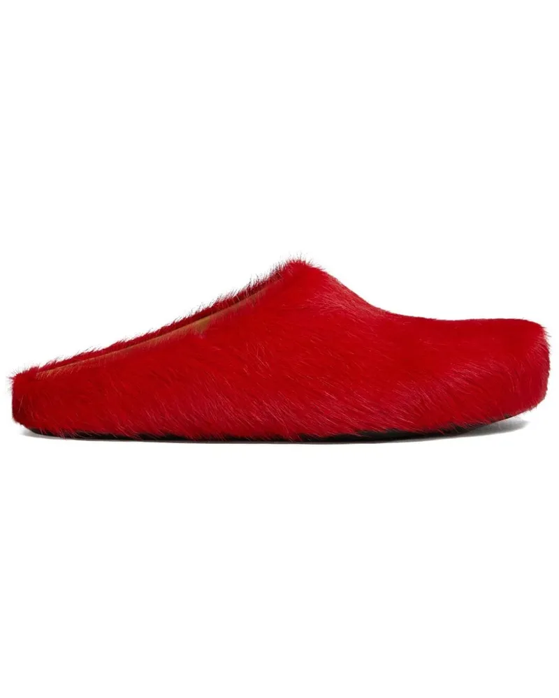 Marni Fussbett Sabot Slipper - Rot Rot
