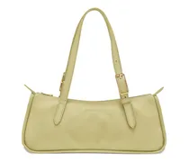 L Looong Schultertasche mit Reißverschluss - Grün