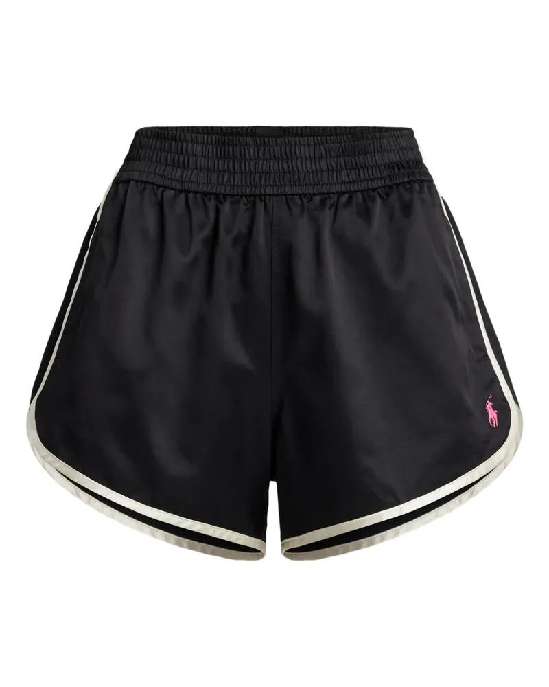 Ralph Lauren Pink Poney Shorts mit Stretchbesatz - Schwarz Schwarz