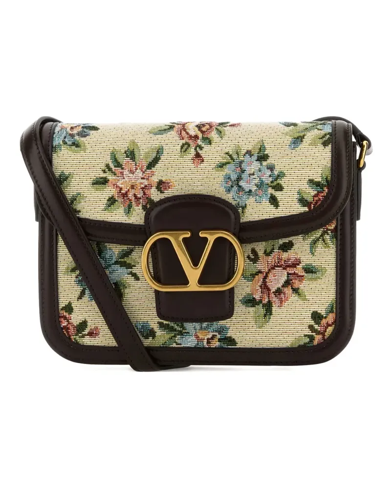 Valentino Garavani Umhängetasche mit Blumenmuster - Nude Nude