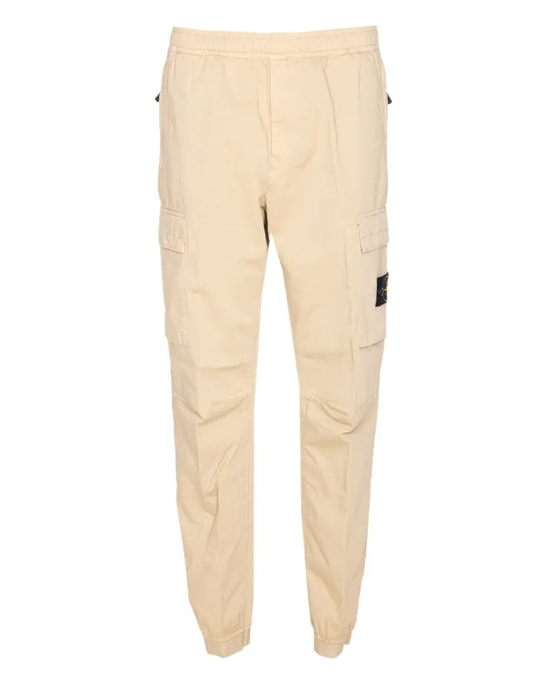 Stone Island Hose mit Kompass-Patch - Light and natural Light