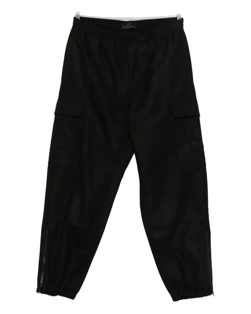 Stone Island cargo zipped-ankle trousers - Schwarz Schwarz