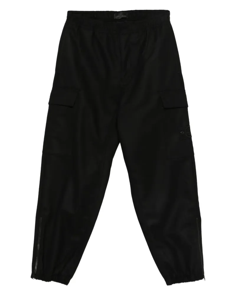 Stone Island Cargohose mit Reißverschluss am Knöchel - Schwarz Schwarz