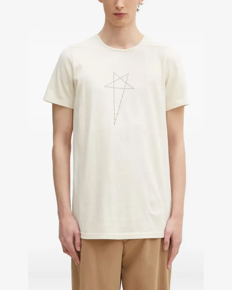 DRKSHDW by Rick Owens T-Shirt mit Stern-Print - Nude Nude