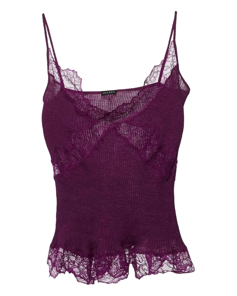 Joseph Gestricktes Top - Violett Violett