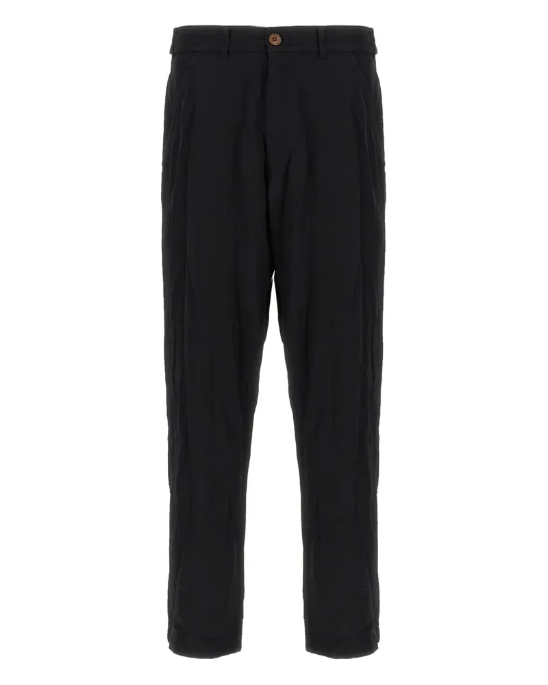 Comme des Garçons Hose mit Knittereffekt - Schwarz Schwarz