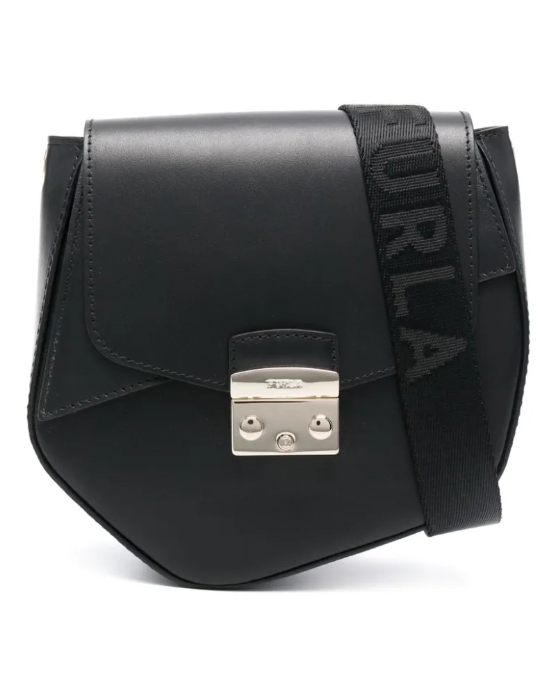 Furla Kleine Club 2 Umhängetasche - Schwarz Schwarz