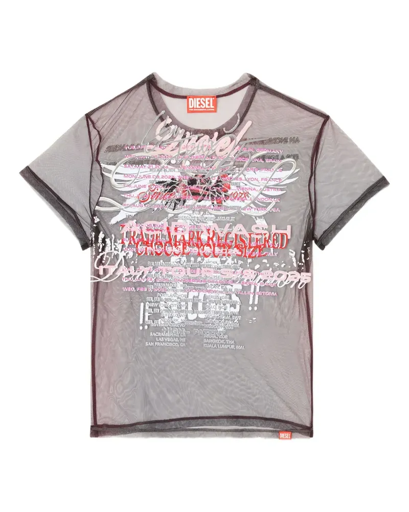 Diesel Remaster Capsule T-Yrac T-Shirt - Schwarz Schwarz