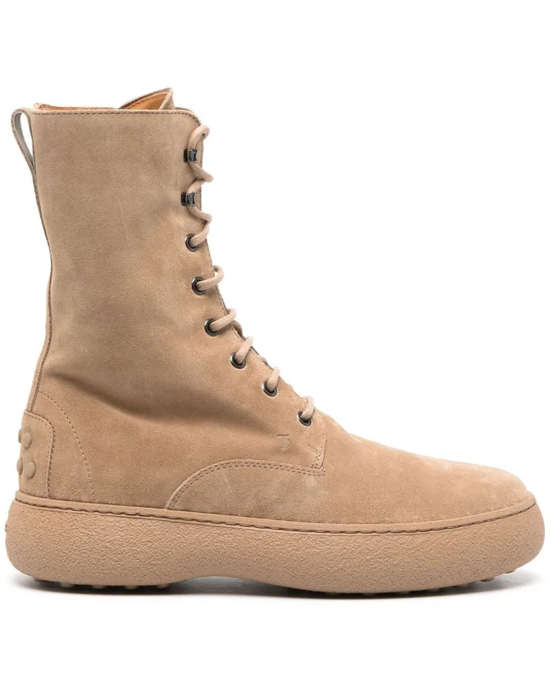 TOD'S Stivaletto Stringato Stiefeletten - Braun Braun