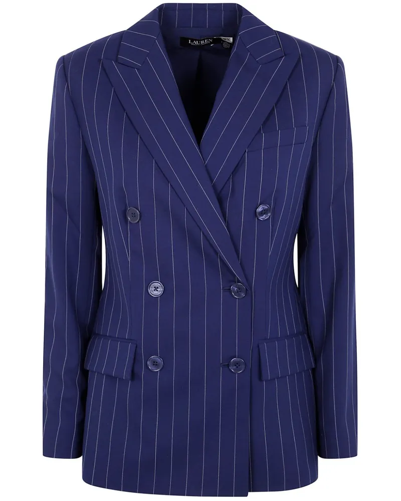 Ralph Lauren Sakko mit Nadelstreifen - Blau Blau