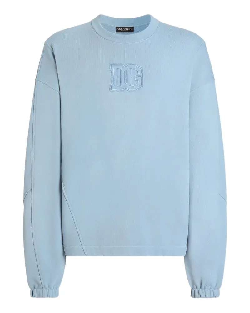 Dolce & Gabbana Treated Sweatshirt - Blau Blau
