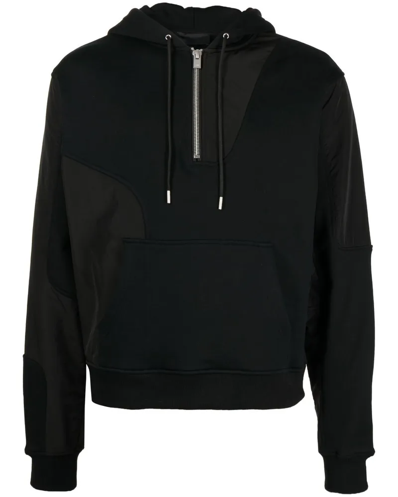 Heliot Emil Sweatshirt mit Reißverschluss - Schwarz Schwarz