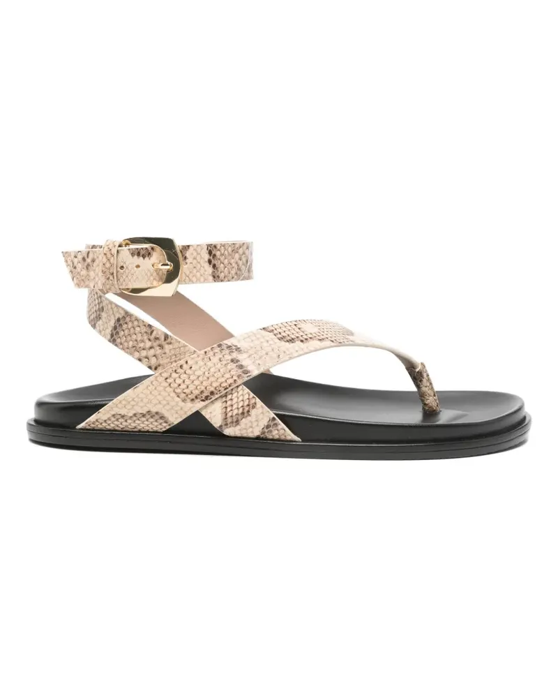 Stuart Weitzman Marykate buckle sandals - Nude Nude