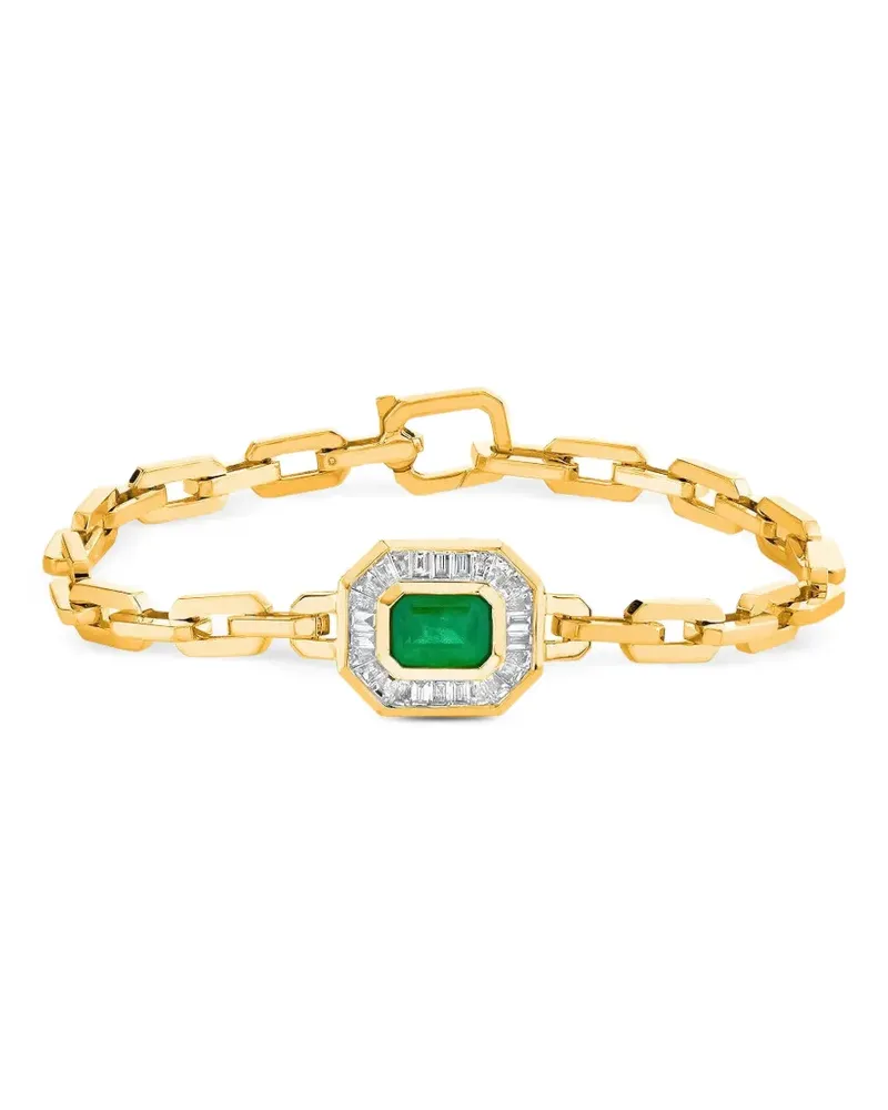 SHAY Armband mit Diamanten und Smaragd - Gold Gold