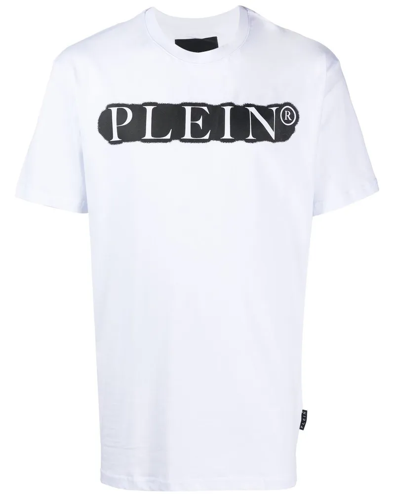 Philipp Plein T-Shirt mit Logo-Print Weiß