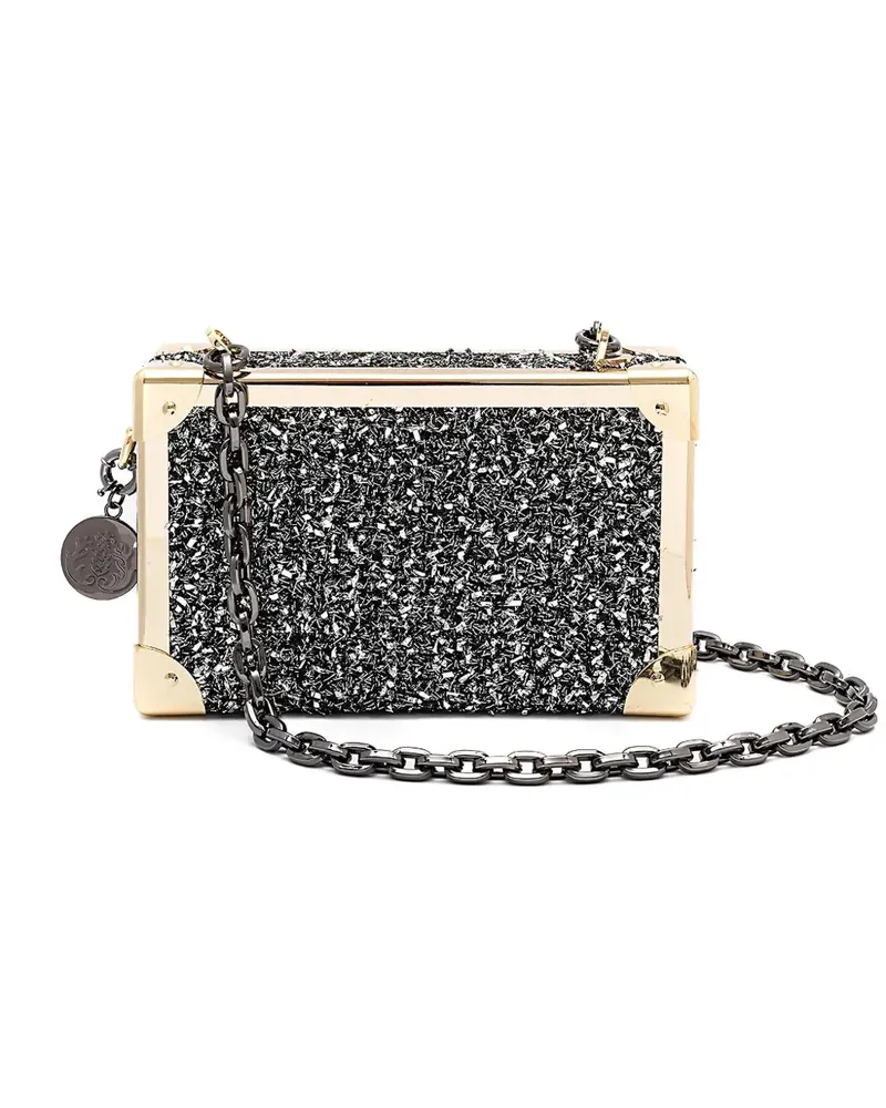 ISLA Trunk Clutch - Gold Gold