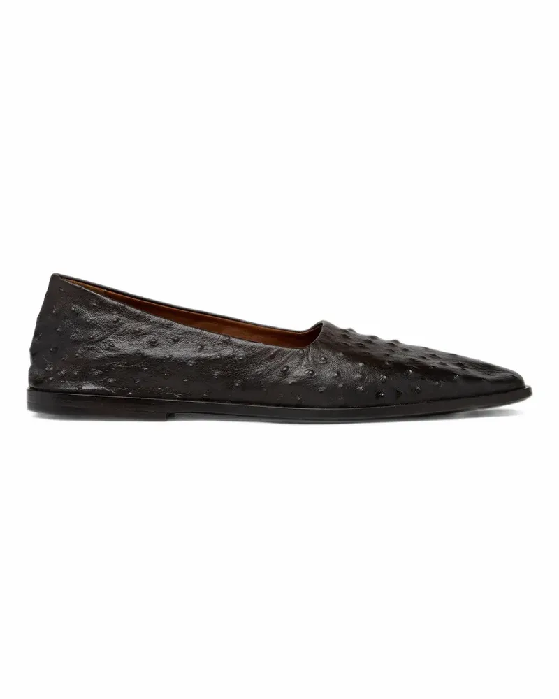 Marsèll Stesa Loafer mit Straußeneffekt - Braun Braun