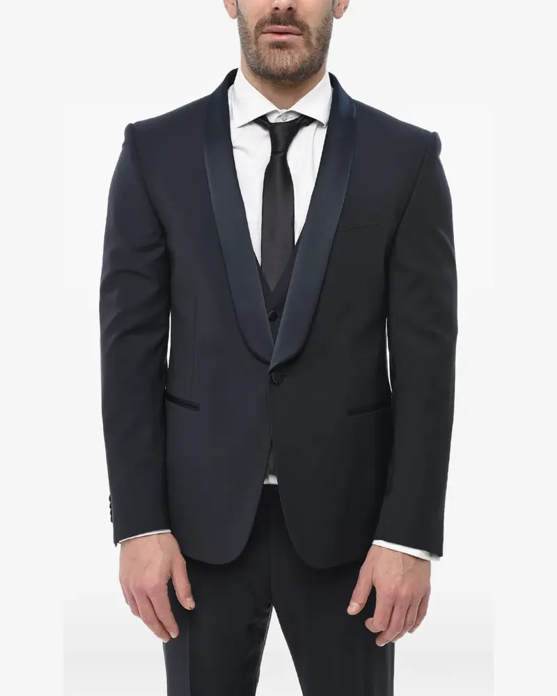 Corneliani three-piece dinner suit - Blau Blau