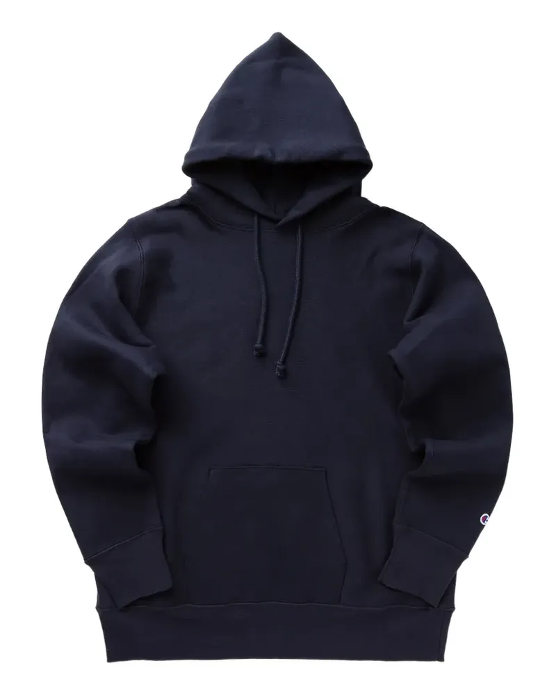 Champion logo-detail drawstring hoodie - Blau Blau