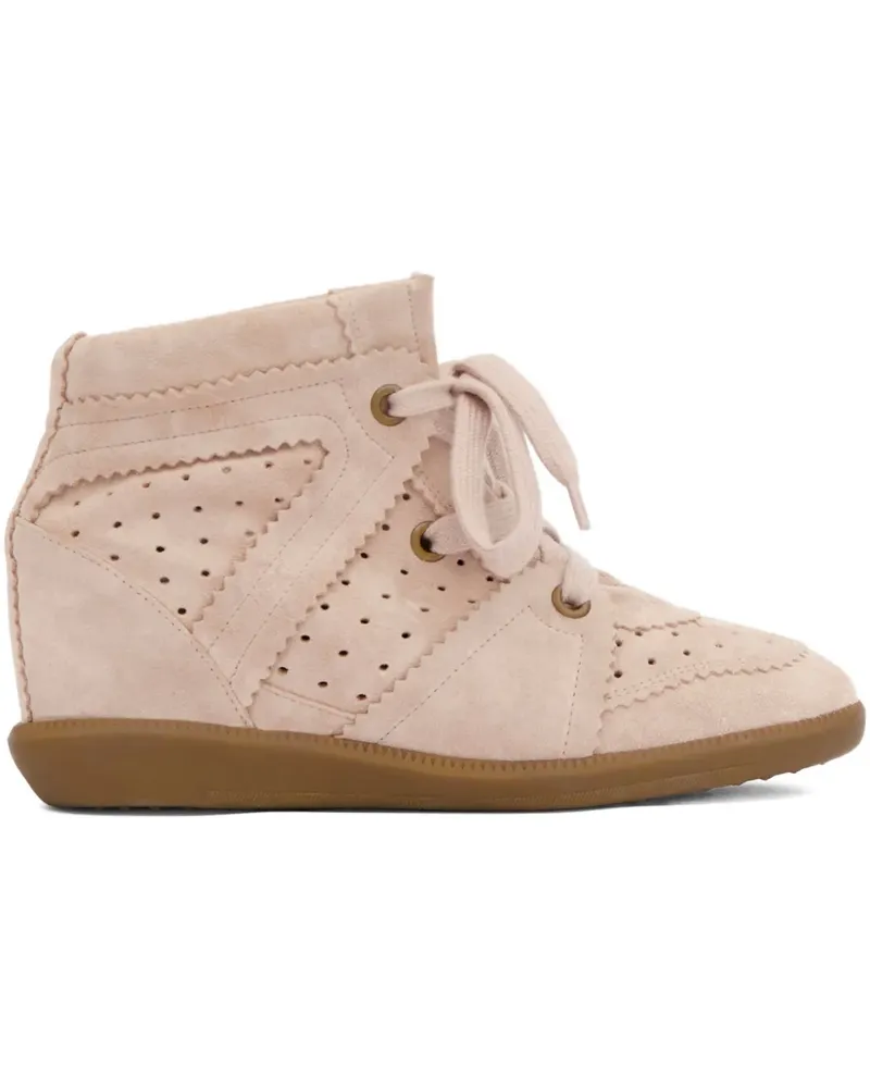 Isabel Marant Perforierte Bobby Sneakers mit Wellensaum 50mm - Rosa Rosa