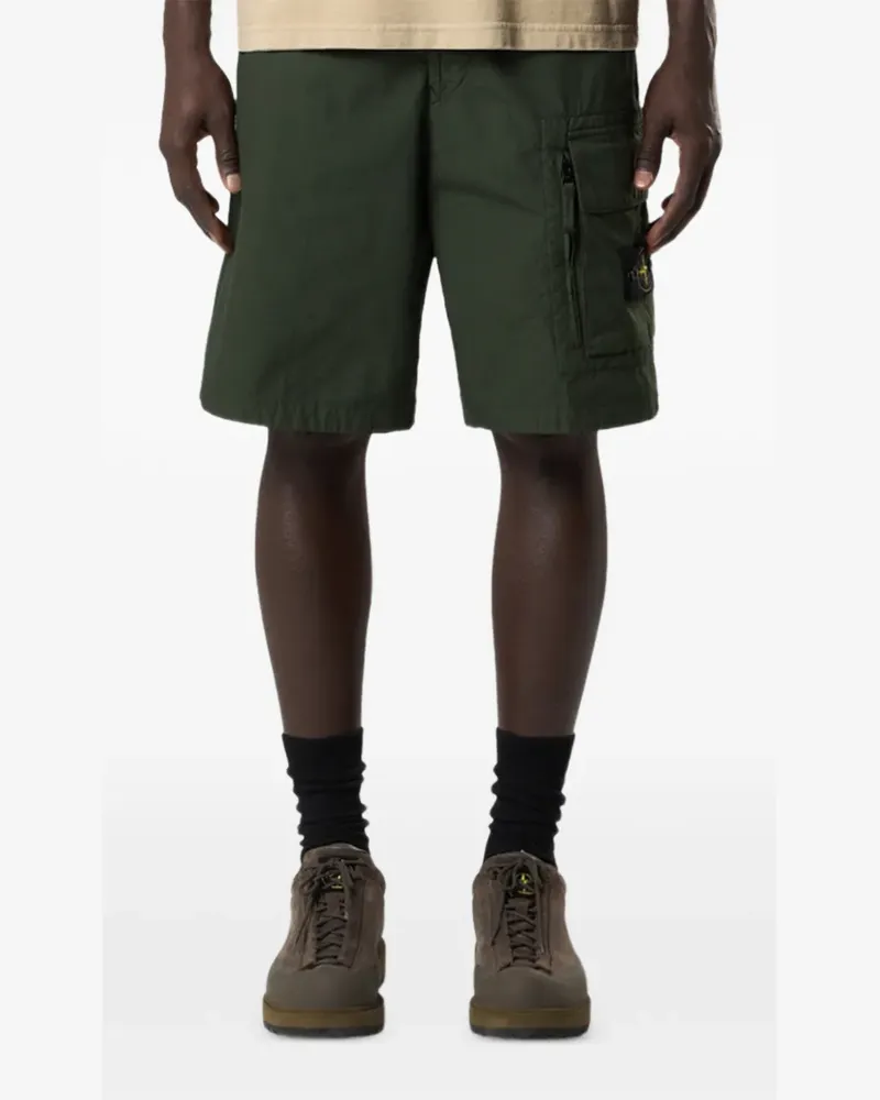 Stone Island Bermudas mit aufgesetzten Taschen - Grün Grün