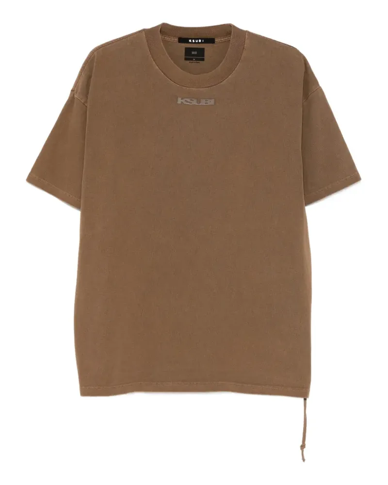 ksubi Espresso T-Shirt mit Logo - Braun Braun