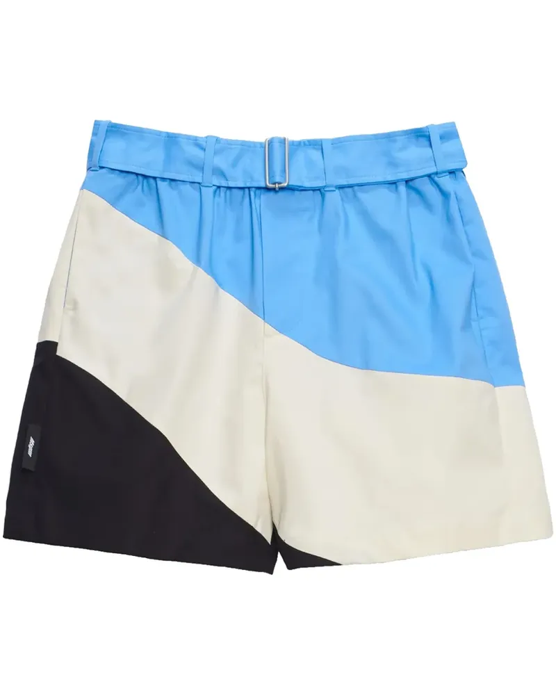 MSGM Tidal Wave Shorts - Blau Blau