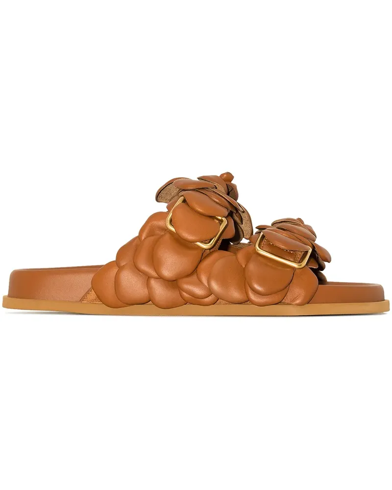 Valentino Garavani Atelier 03 Rose Edition Sandalen - Braun Braun