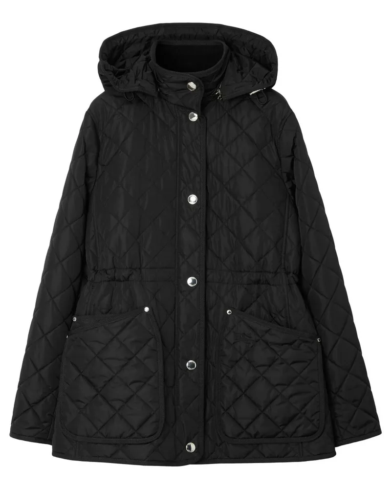 Burberry Jacke mit Rautensteppung - Schwarz Schwarz