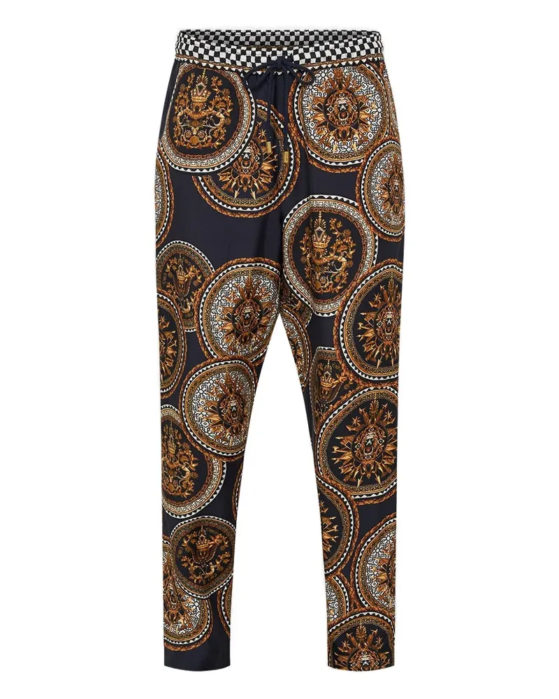Camilla Duomo Hose mit Kaleido-Print - Braun Braun