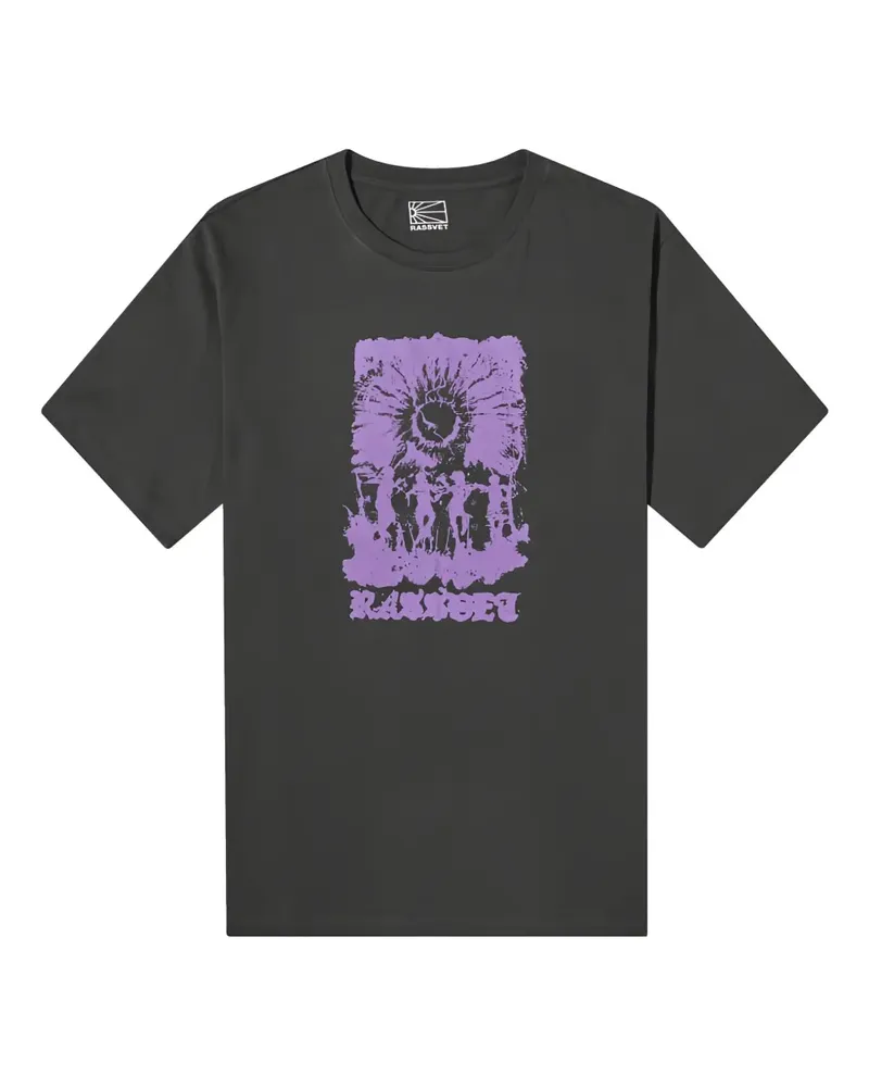 PACCBET RASSVET T-Shirt mit grafischem Print - Schwarz Schwarz