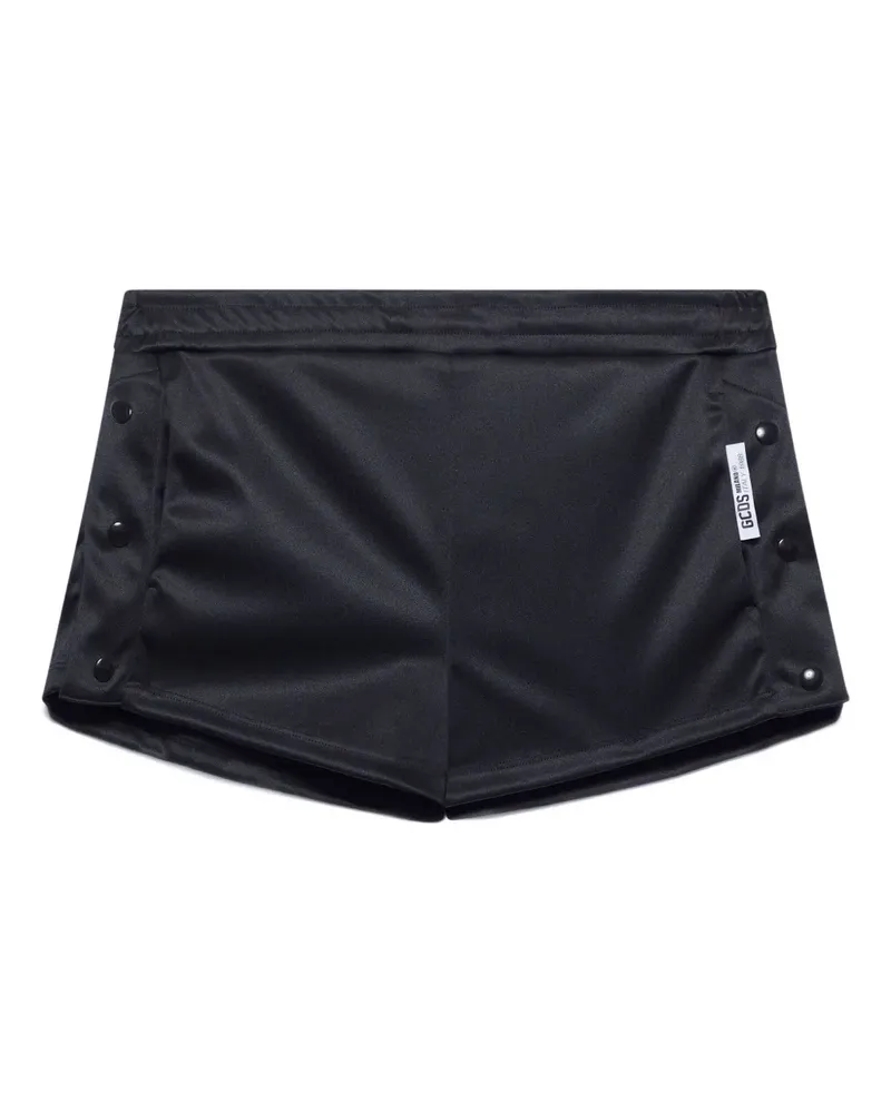 GCDS Shorts mit Logo-Etikett - Schwarz Schwarz