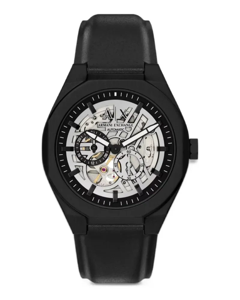 Armani Exchange Sync 44mm skeleton watch - Silber Silber