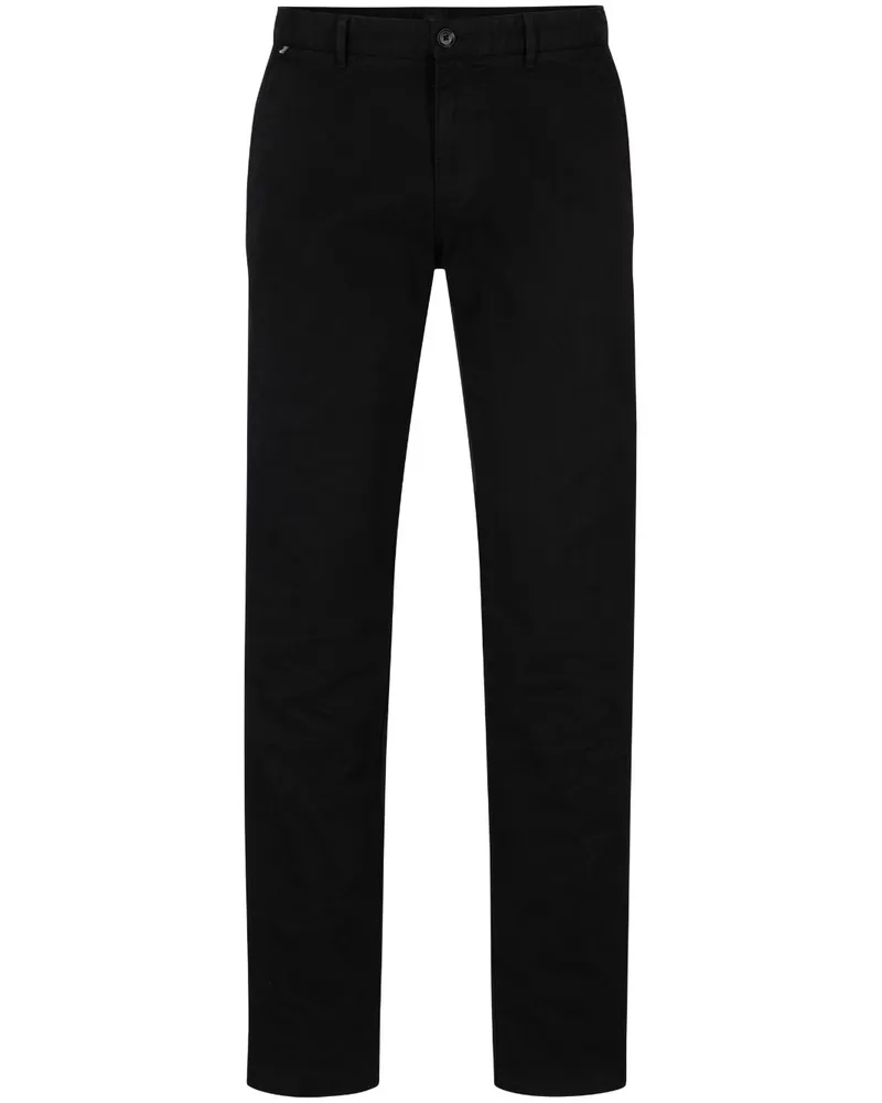 HUGO BOSS Halbhohe Straight-Leg-Chino - Schwarz Schwarz