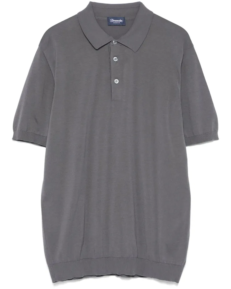 Drumohr  Klassisches Poloshirt - Grau Grau