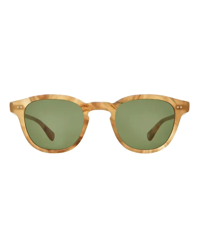 Garrett Leight Evan round-frame sunglasses - Nude Nude