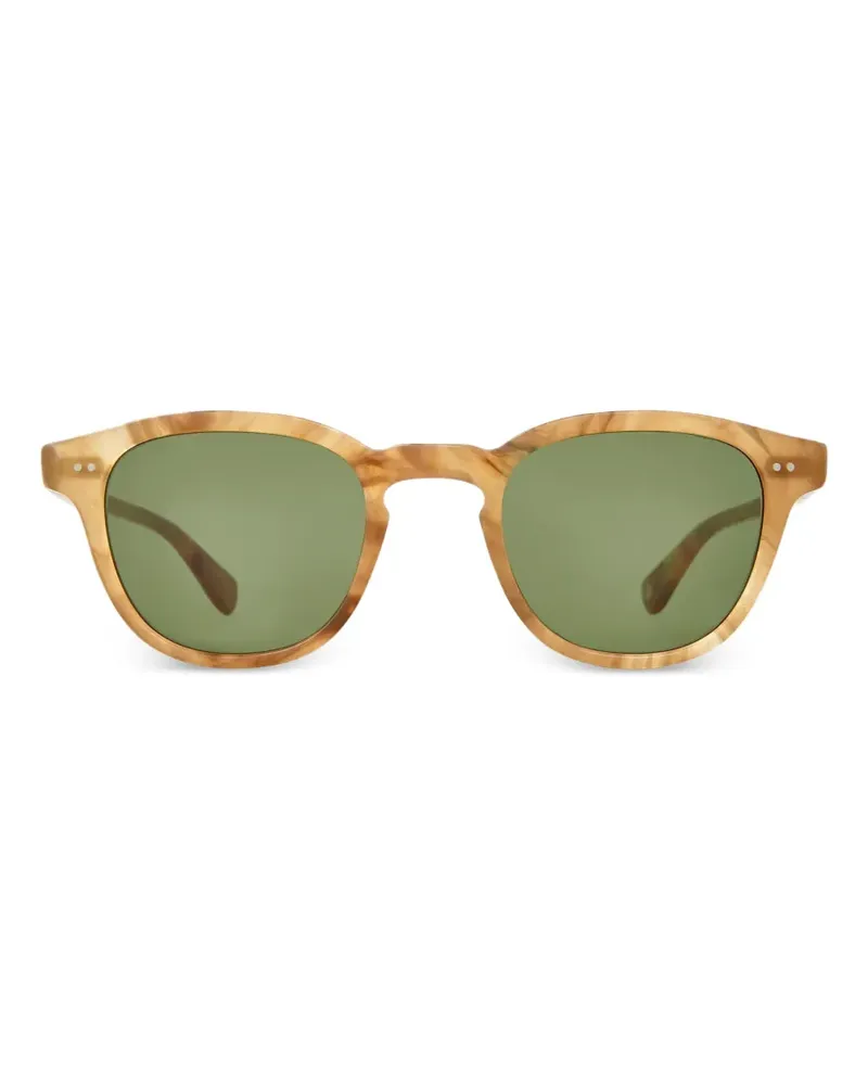 Garrett Leight Evan round-frame sunglasses - Nude Nude