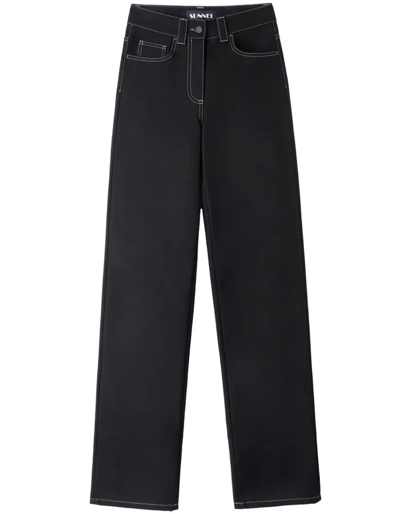 SUNNEI Bellidentro Hose - Schwarz Schwarz