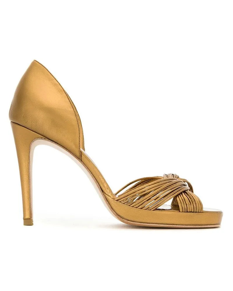 Sarah Chofakian Klassische Sandalen - Gold Gold