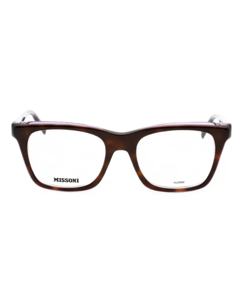 Missoni Brille mit eckigem Gestell - Violett Violett