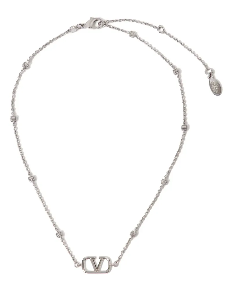 Valentino Garavani VLogo Signature Halskette - Silber Silber