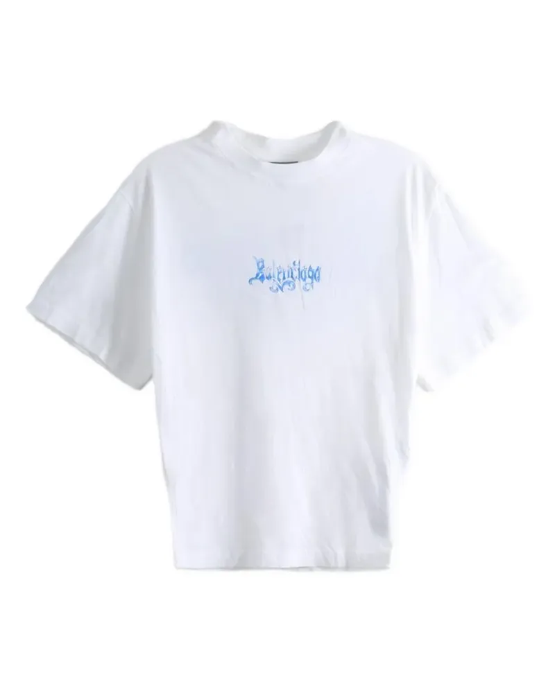 Balenciaga logo-print T-shirt - Weiß Weiß