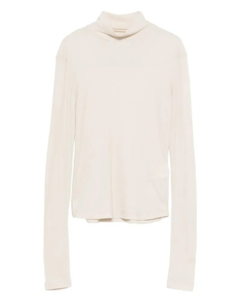 HALFBOY roll-neck top - 036|BEIGE 036