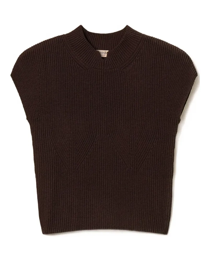 Twin-Set turtleneck vest - Braun Braun