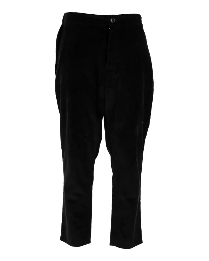 AMI Paris Taillenhohe Cropped-Hose - Schwarz Schwarz