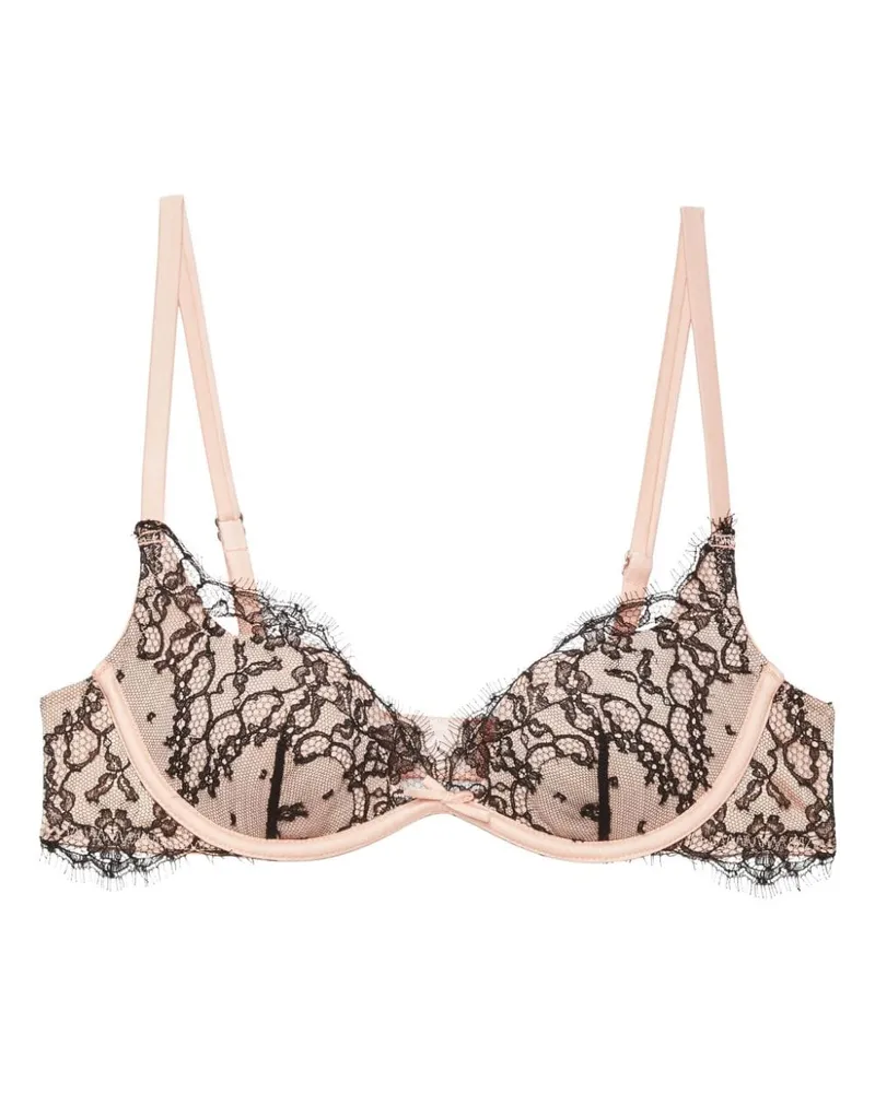 Fleur Du Mal Iris Demi-BH aus Spitze - Rosa Rosa