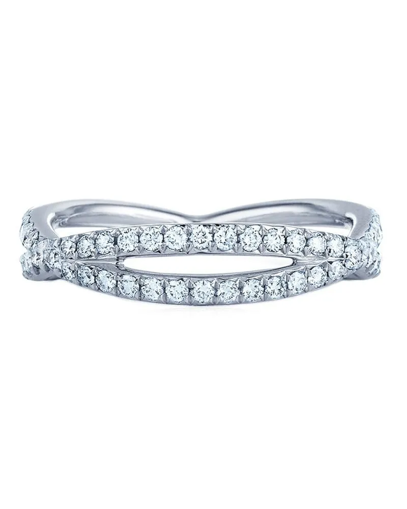 KWIAT 18kt Weißgoldring mit Diamanten - Silber Silber
