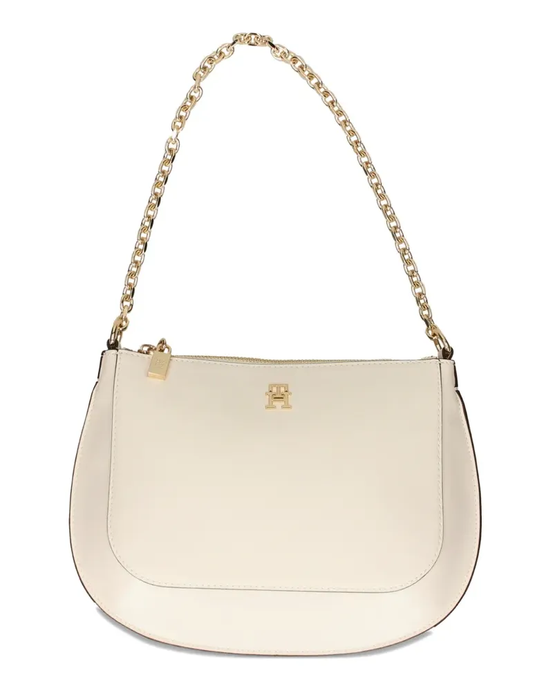 Tommy Hilfiger logo chain shoulder bag - Nude Nude