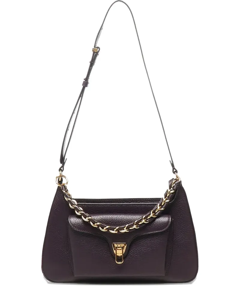 Coccinelle Beat Schultertasche mit Kettenhenkel - Schwarz Schwarz