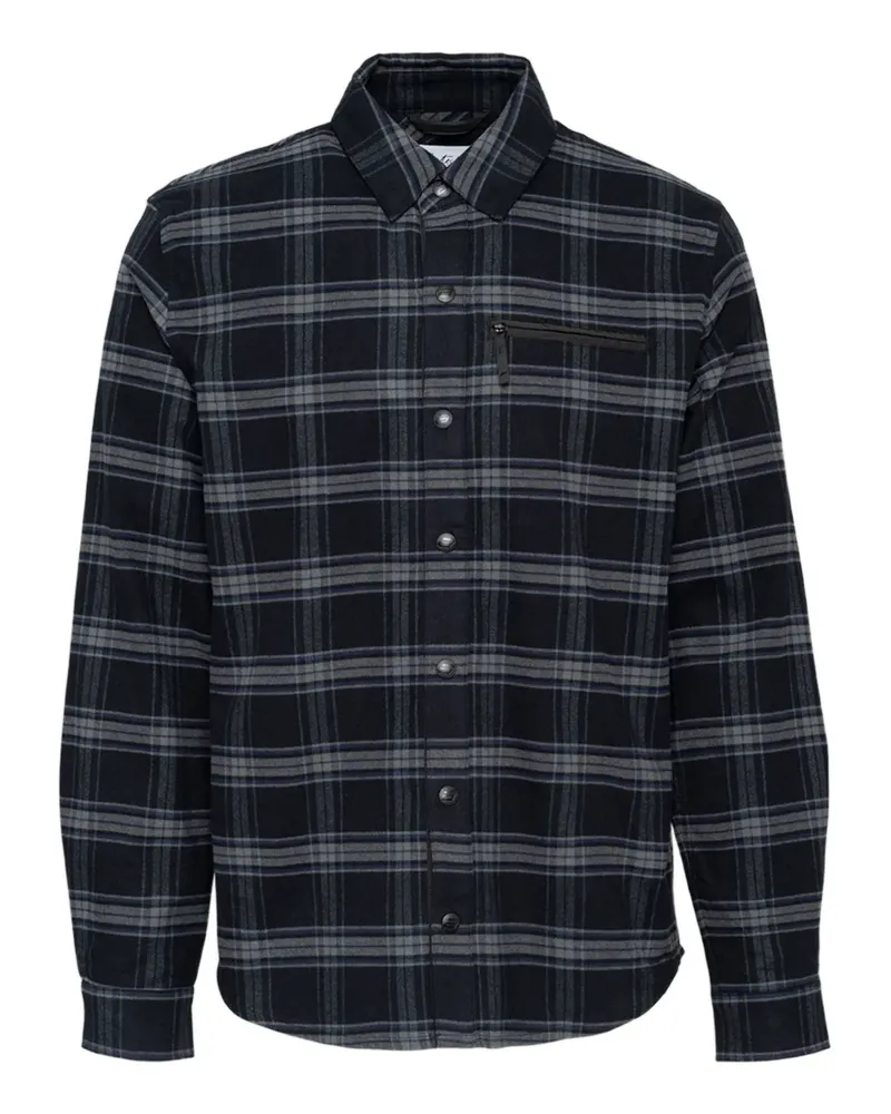 Aztech Mountain Loge Peak ski shirt - Schwarz Schwarz